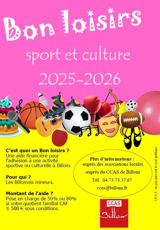 Flyer bons loisirs